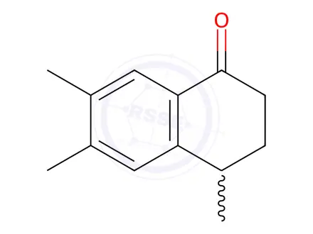 Chemical structure of 3,4-Dihydro-4,6,7-trimethylnaphthalen-1(2H)-one
