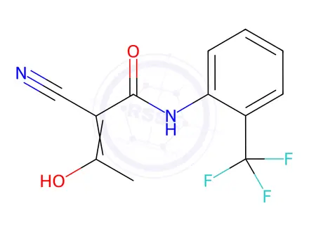 Chemical structure of Ortho isomer Teriflunomide