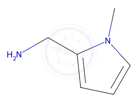 Chemical structure of 1-(1-methyl-1H-pyrrol-2-yl)methanamine