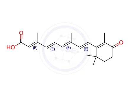 Chemical structure of all-trans 4-Keto Retinoic Acid