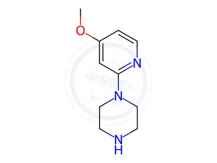 Chemical structure of 1-(4-methoxypyridin-2-yl)piperazine