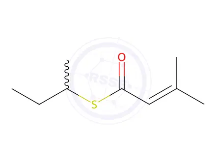 Chemical structure of S-2-BUTYL 3-METHYLBUT-2-ENETHIOATE