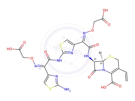 Chemical structure of Cefixime Impurity 32