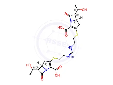 Chemical structure of Imipenem Impurity 125