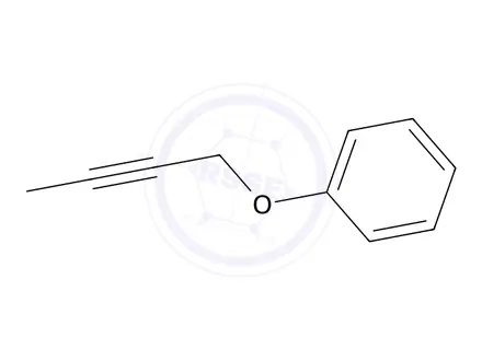 Chemical structure of (2-Butyn-1-lyoxy)benzene