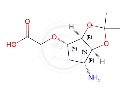 Chemical structure of Ticagrelor Impurity 516