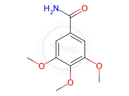 Chemical structure of 3,4,5-Trimethoxybenzamide