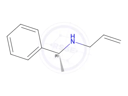 Chemical structure of (R)-(+)-N-ALLYL-ALPHA-METHYLBENZYLAMINE