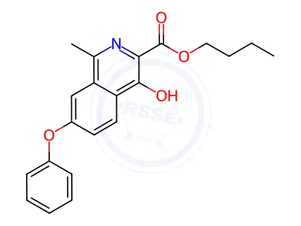 Chemical structure of Roxadustat Impurity 208