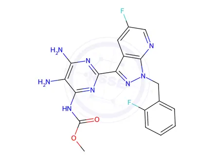 Chemical structure of Vericiguat impurity 52
