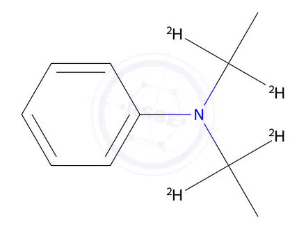 Chemical structure of N,N-Di(ethyl-1,1-d2)aniline