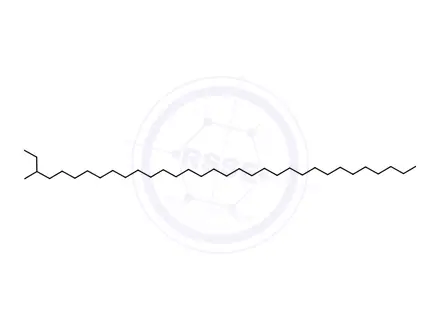 Chemical structure of 3-Methyltritriacontane