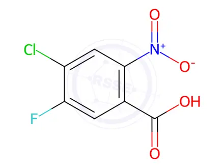 Chemical structure of 4-Chloro-5-fluoro-2-nitrobenzoic Acid