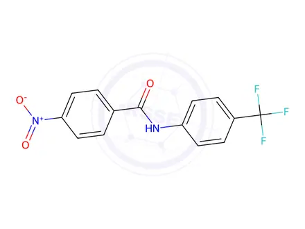 Chemical structure of 4-Nitro-N-(4-(trifluoromethyl)phenyl)benzamide
