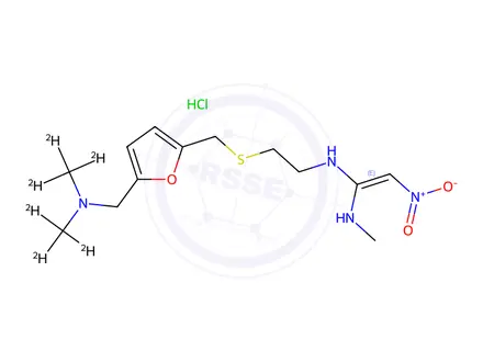 Chemical structure of Ranitidine-d6 HCl