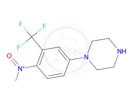 Chemical structure of 1-(4-Nitro-3-trifluoromethylphenyl)-piperazine