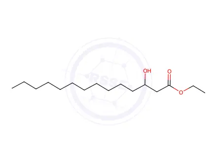 Chemical structure of ETHYL (R)-3-HYDROXY-TETRADECANOATE