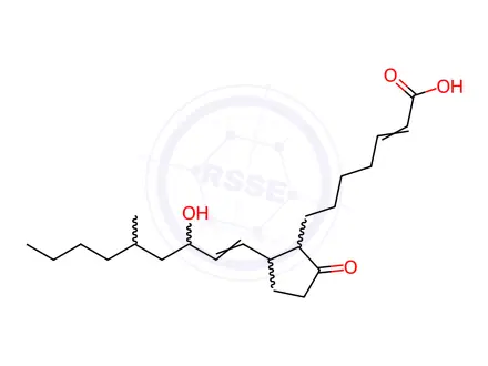 Chemical structure of 11-Deoxy Limaprost