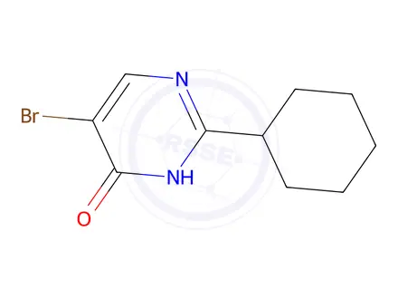 Chemical structure of 5-Bromo-2-cyclohexylpyrimidin-4(3h)-one