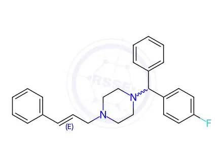 Chemical structure of Flunarizine EP Impurity B