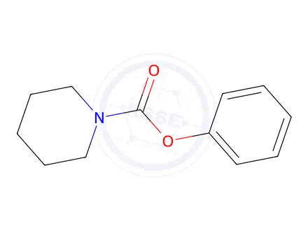 Chemical structure of phenyl piperidine-1-carboxylate