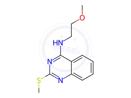 Chemical structure of N-(2-Methoxyethyl)-2-(methylsulfanyl)quinazolin-4-amine
