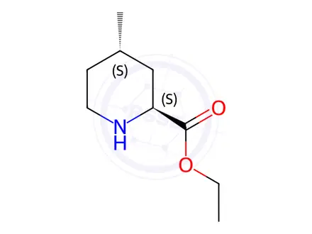 Chemical structure of Ethyl (2S,4S)-4-Methylpipecolate