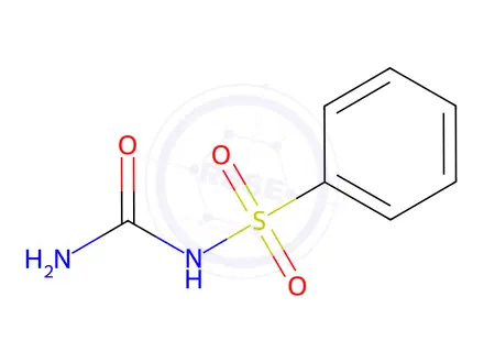 Chemical structure of N-(aminocarbonyl)benzenesulphonamide