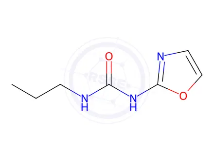 Chemical structure of 1-(2-Oxazolyl)-3-propylurea