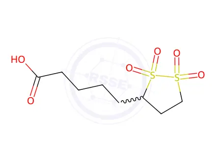 Chemical structure of Lipoic acid disulfone