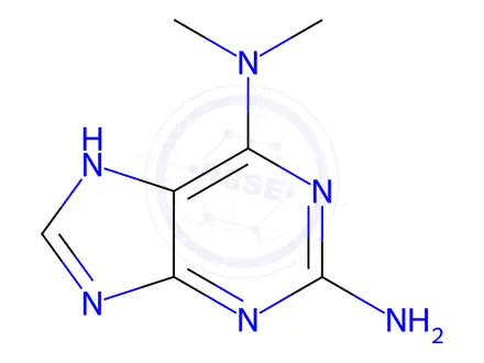 Chemical structure of n6,n6-Dimethyl-9h-purine-2,6-diamine