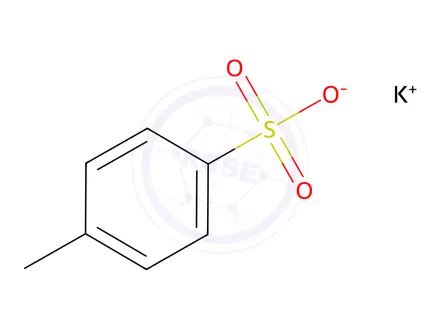 Chemical structure of potassium toluene-4-sulphonate