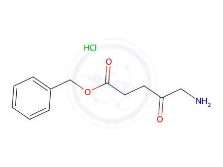 Chemical structure of 5-Aminolevulinic acid benzyl ester, HCl
