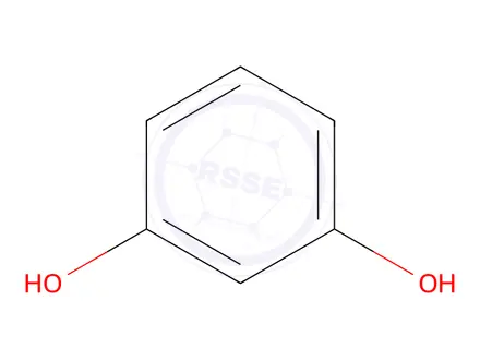 Chemical structure of Resorcinol (Resorcin)