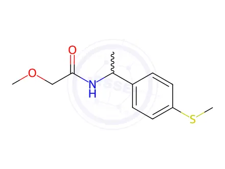 Chemical structure of 2-Methoxy-N-(1-(4-(methylthio)phenyl)ethyl)acetamide