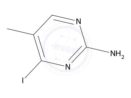 Chemical structure of 4-Iodo-5-methylpyrimidin-2-amine