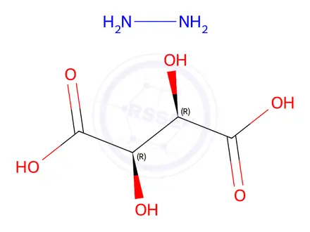 Chemical structure of Hydrazine (2R,3R)-2,3-dihydroxysuccinate