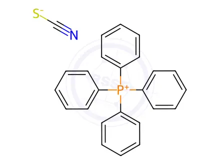Chemical structure of Tetaphenylphosphonium thiocyanate