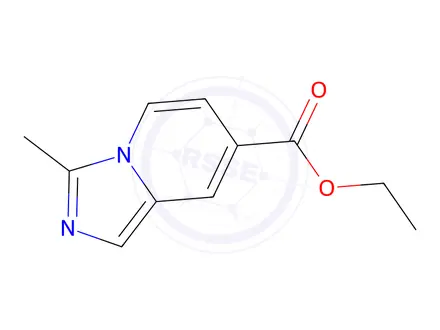 Chemical structure of Ethyl 3-methylimidazo[1,5-a]pyridine-7-carboxylate