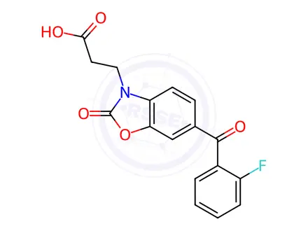 Chemical structure of 3-(6-(2-Fluorobenzoyl)-2-oxobenzo[d]oxazol-3(2H)-yl)propanoic acid