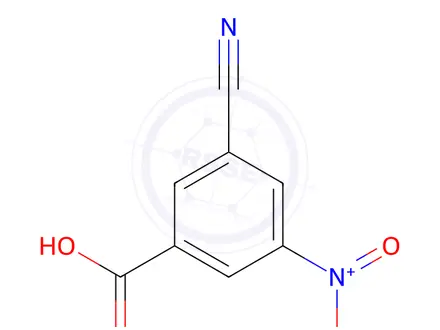 Chemical structure of 3-Cyano-5-nitrobenzoic Acid