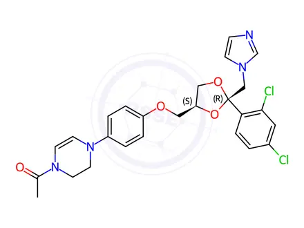 Chemical structure of Ketoconazole EP Impurity A