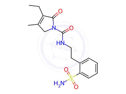 Chemical structure of Glimepiride Impurity B