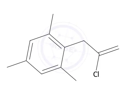 Chemical structure of 2-(2-Chloroallyl)-1,3,5-trimethylbenzene