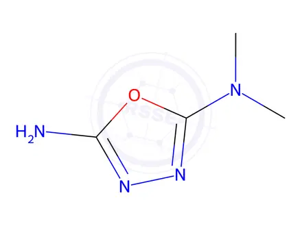 Chemical structure of n2,n2-Dimethyl-1,3,4-oxadiazole-2,5-diamine
