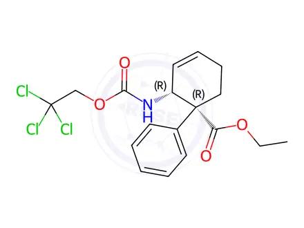 Chemical structure of N-(2,2,2-Trichloroethoxy)carbonyl] Bisnortilidine