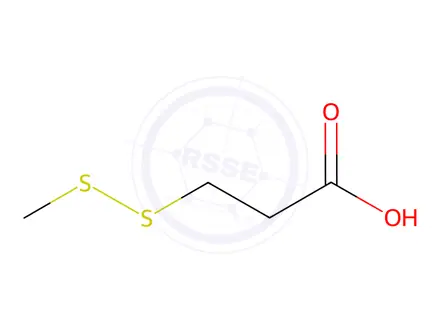 Chemical structure of 3-(Methyldithio)propanoic Acid