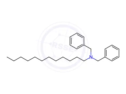 Chemical structure of N,N-Dibenzyldodecan-1-amine