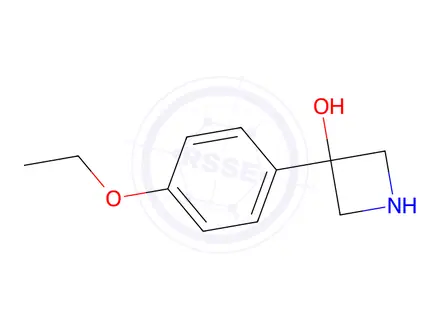 Chemical structure of 3-(4-Ethoxyphenyl)azetidin-3-ol