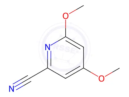 Chemical structure of 4,6-Dimethoxypicolinonitrile